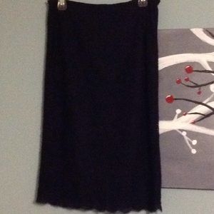 Black lace skirt